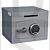 Securikey Mini Vault Deposit Silver Size 1 15 Litre Capacity Freestanding Safe Electronic Keypad - £3000 Cash Rating