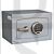 Securikey Mini Vault Silver Size 0 18 Litre Capacity Freestanding Safe Electronic Keypad - £4000 Cash Rating