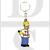 The Simpsons Homer Simpson No.1 Dad Enamelled Licensed Keychain-Keyring