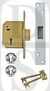 Union 3G115 67mm Contract 5 Lever Mortice Deadlock Brass