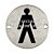 Access Hardware X2001 Male Symbol Sign SSS