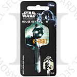 Star Wars Rogue One K-2S0 Licensed Cylinder Key Blank - UL2 Section