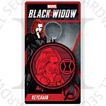 Marvel RK39043C Black Widow (Mark Of The Widow) Licensed Rubber Keychain-Keyring