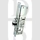 Adams Rite 4710 38.3mm Deep 22.2mm Backset Round Screw-In Cylinder Deadlatch Case Silver No Forend