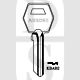 Arrone KBAR2 Original Genuine 780 Series 6-Pin Cylinder Key Blank Pack of 1