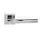 Atlantic Status S24SPC Kansas Lever Handle On Square Rose Polished Chrome