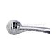 Atlantic Status S32R Florida Lever Handle On Round Rose Satin Chrome-Polished Chrome