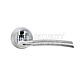 Atlantic Status S33RSCPC Indiana Lever Handle On Round Rose Satin Chrome-Polished Chrome