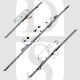 Avocet AVO352H2RSS 2 Hook & 2 Narrow Rollers Multipoint Lock Mechanism Silver Version