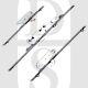 Avocet AVO354R2HB 2 Hooks & 4 Rollers Multipoint Lock Mechanism Silver Version