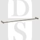 Bary 5001.SSS Grade 304 Contract Single Towel Rail Concealed Fixing Satin Stainless Steel