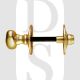 Carlisle Brass AA133BA 4.9mm Square Spindle Oval Thumbturn & Coin Release With Rose Polished Brass