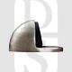Carlisle Brass AA20SN Oval Half Moon Shaped Floor Mounted Door Stop Satin Nickel