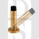 Carlisle Brass AA21SSB 72mm Sprung Cylindrical Wall Mounted Door Stop With Rose Satin Brass