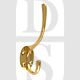 Carlisle Brass AA25AB Face Fixing Hat & Coat Hook Polished Brass