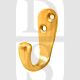 Carlisle Brass AA26PB Face Fixing Single Wardrobe Hook Polished Brass