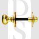 Carlisle Brass AA32PB Door Security Bolt Oval Thumbturn & Coin Release With Rose Polished Brass