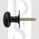 Carlisle Brass AA33MB Oval Thumbturn With Rose Spline Spindle Matt Black