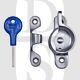 Carlisle Brass AA40LCKSC Locking Sash Fitch Fastener Satin Chrome