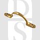 Carlisle Brass AA96PB 102mm X 12mm Face Fix Sash Pull Handle Polished Brass