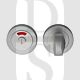 Carlisle Brass AQ11CP Bathroom Mortice Thumbturn & Release With Indicator Satin Chrome