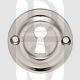 Carlisle Brass AQ41CP 42mm Diameter UK Keyway Face Fix Escutcheon Polished Chrome