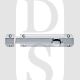 Carlisle Brass AQ81CP 102mm Face Fix Slide Action Surface Mounted Bolt Polished Chrome