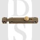 Carlisle Brass AQ82AB 152mm Face Fix Slide Action Surface Mounted Bolt Antique Brass