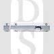 Carlisle Brass AQ83CP 203mm Face Fix Slide Action Surface Mounted Bolt Polished Chrome