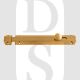 Carlisle Brass AQ83SB 203mm Face Fix Slide Action Surface Mounted Bolt Satin Brass