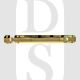 Carlisle Brass AQ84PB 253mm Face Fix Slide Action Surface Mounted Bolt Polished Brass