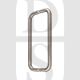 Carlisle Brass CSD1300BBSSS 300mm Centre Bolt Through Back to Back D Shape Pull Handle Satin Stainless Steel