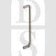 Carlisle Brass CSD1300SSS 300mm Centre Bolt Through D Shape Pull Handle Satin Stainless Steel