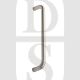 Carlisle Brass CSD1450SSS 450mm Centre Bolt Through D Shape Pull Handle Satin Stainless Steel
