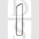 Carlisle Brass CSD1600SSS 600mm Centre Bolt Through Back to Back D Shape Pull Handle Satin Stainless Steel