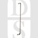 Carlisle Brass CSD1600BSS 600mm Centre Bolt Through D Shape Pull Handle Bright Stainless Steel