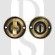 Carlisle Brass DK13FB Delamain 42mm Diameter Thumbturn & Release Florentine Bronze