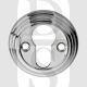 Carlisle Brass DK1CP Delamain Euro Cylinder Face Fix Escutcheon Polished Chrome