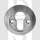 Carlisle Brass DK1SC Delamain Euro Cylinder Face Fix Escutcheon Satin Chrome
