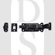 Carlisle Brass LF5530ABA 103.5mm Slide Action Face Fix Straight Door Bolt Black Antique