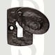 Carlisle Brass LF5538BA UK Keyway Face Fix Plaque Covered Escutcheon Black Antique
