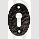 Carlisle Brass LF5539UAB UK Keyway Face Fix Oval Shaped Escutcheon Black Antique