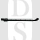 Carlisle Brass LF5544CBA 302.5mm Bulb End Wooden Window Casement Stay Black Antique
