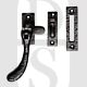 Carlisle Brass LF5545BA Bulb End Hook or Mortice Wooden Window Casement Fastener Black Antique
