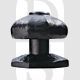 Carlisle Brass LF5550BA Octagonal Bolt Through Centre Door Knob Black Antique