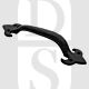 Carlisle Brass LF5574CBA 235mm Fleur De Lys Face Fix Pull Handle Black Antique