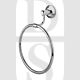 Carlisle Brass LW05CP Single Rail Towel Ring Polished Chrome