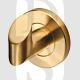 Carlisle Brass LX03SPVD Single Concealed Fix Robe Hook Bright Satin PVD Brass