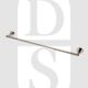 Carlisle Brass LX22BSS 645mm Long Concealed Fix Single Towel Rail Bright Stainless Steel