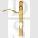 Carlisle Brass M140NP92LHPB 92mm Centres Lever Lever Handles Left Hand Polished Brass